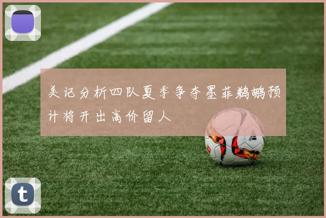 美记分析四队夏季争夺墨菲鹈鹕预计将开出高价留人